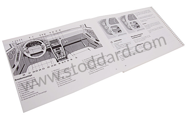 WKD92801094 - USER AND TECHNICAL MANUAL FOR YOUR VEHICLE IN GERMAN 928 1994 for Porsche 