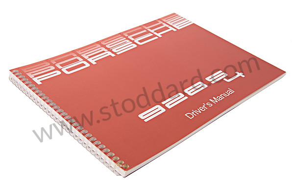 WKD92802087 - USER AND TECHNICAL MANUAL FOR YOUR VEHICLE IN ENGLISH 928 S 1987 for Porsche 