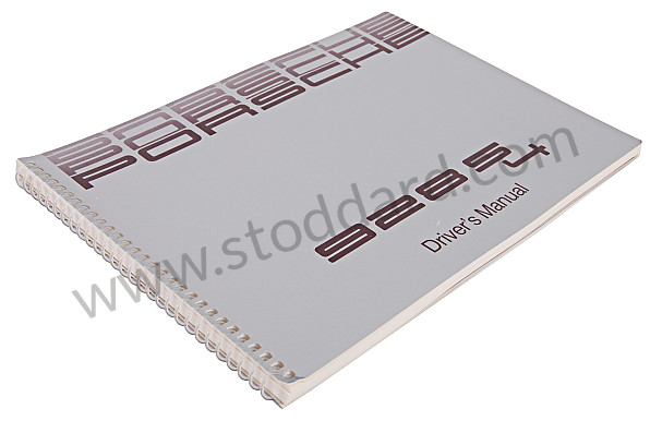 WKD92802089 - USER AND TECHNICAL MANUAL FOR YOUR VEHICLE IN ENGLISH 928 S4 1989 for Porsche 