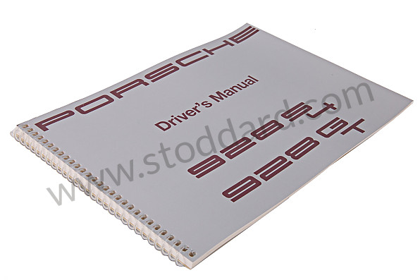 WKD92802091 - USER AND TECHNICAL MANUAL FOR YOUR VEHICLE IN ENGLISH 928 1991 for Porsche 