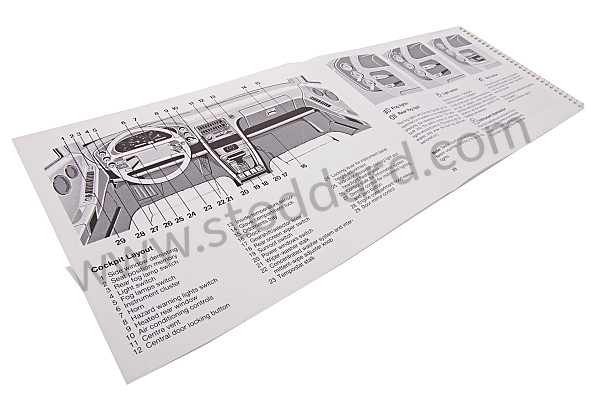 WKD92802091 - USER AND TECHNICAL MANUAL FOR YOUR VEHICLE IN ENGLISH 928 1991 for Porsche 
