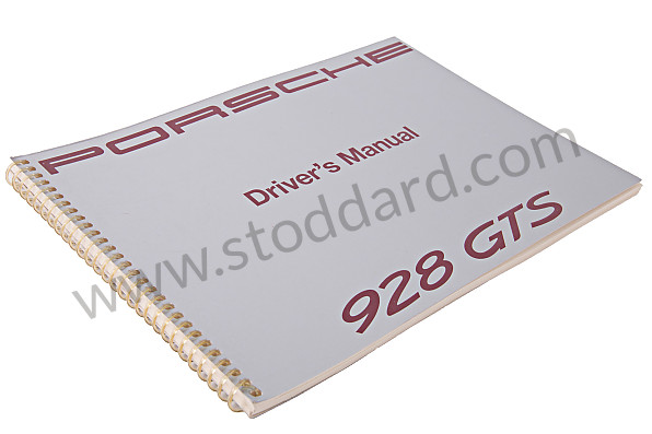 WKD92802092 - USER AND TECHNICAL MANUAL FOR YOUR VEHICLE IN ENGLISH 928 1992 for Porsche 