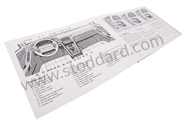 WKD92802092 - USER AND TECHNICAL MANUAL FOR YOUR VEHICLE IN ENGLISH 928 1992 for Porsche 