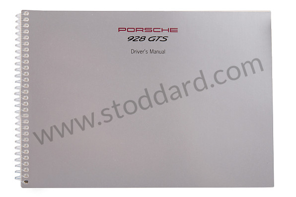 WKD92802093 - USER AND TECHNICAL MANUAL FOR YOUR VEHICLE IN ENGLISH 928 GTS 1993 for Porsche 