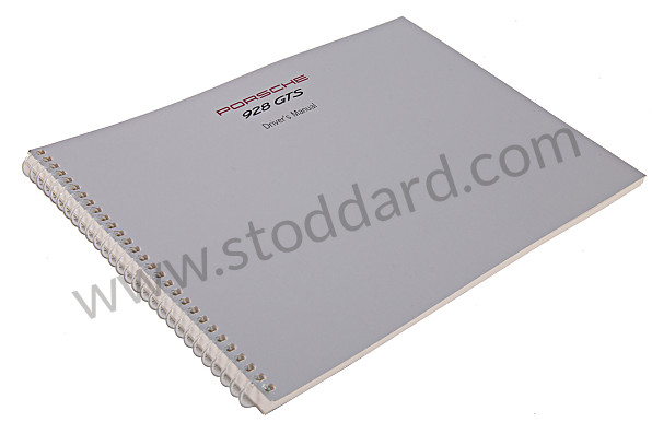 WKD92802093 - USER AND TECHNICAL MANUAL FOR YOUR VEHICLE IN ENGLISH 928 GTS 1993 for Porsche 