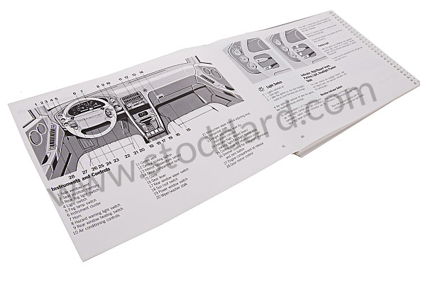WKD92802094 - USER AND TECHNICAL MANUAL FOR YOUR VEHICLE IN ENGLISH 928 1994 for Porsche 