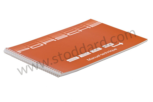 WKD92803088 - USER AND TECHNICAL MANUAL FOR YOUR VEHICLE IN FRENCH 928 S4 1988 for Porsche 