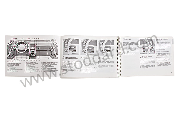 WKD92803092 - USER AND TECHNICAL MANUAL FOR YOUR VEHICLE IN FRENCH 928 1992 for Porsche 