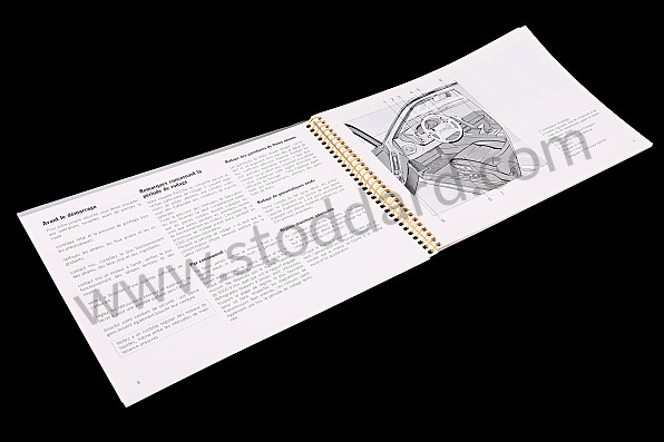 WKD92803094 - USER AND TECHNICAL MANUAL FOR YOUR VEHICLE IN FRENCH 928 1994 for Porsche 