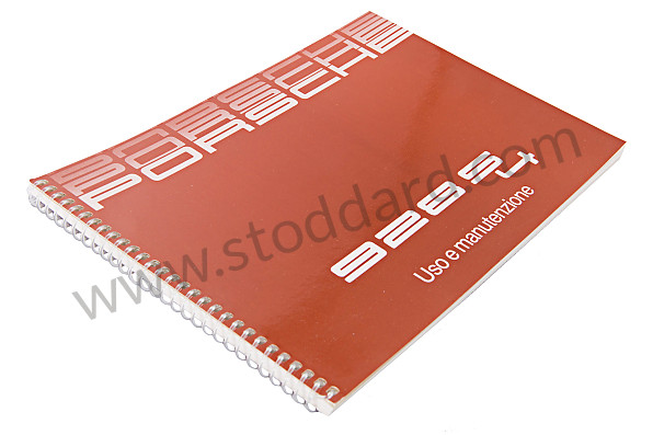 WKD92804087 - USER AND TECHNICAL MANUAL FOR YOUR VEHICLE IN ITALIAN 928 S 1987 for Porsche 