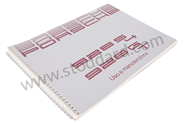 WKD92804090 - USER AND TECHNICAL MANUAL FOR YOUR VEHICLE IN ITALIAN 928 S4 1990 for Porsche 