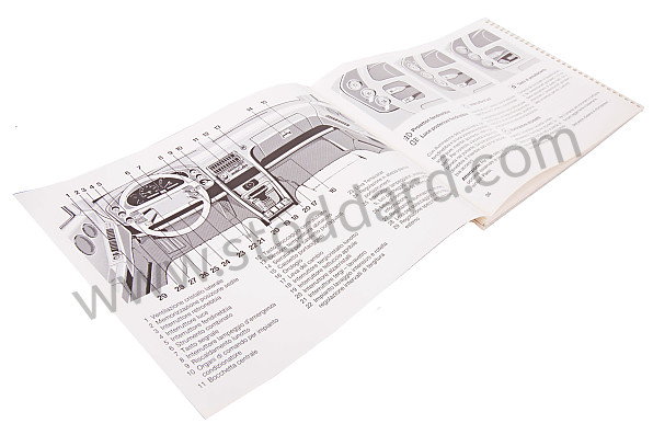 WKD92804090 - USER AND TECHNICAL MANUAL FOR YOUR VEHICLE IN ITALIAN 928 S4 1990 for Porsche 