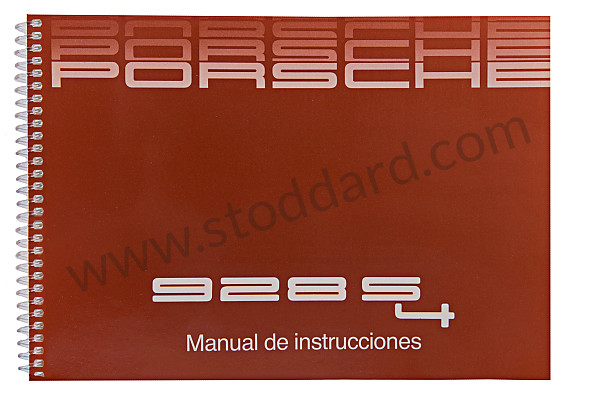 WKD92805088 - USER AND TECHNICAL MANUAL FOR YOUR VEHICLE IN SPANISH 928 S4 1988 for Porsche 