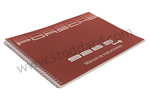 WKD92805088 - USER AND TECHNICAL MANUAL FOR YOUR VEHICLE IN SPANISH 928 S4 1988 for Porsche 