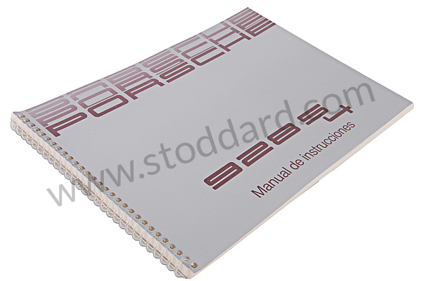 WKD92805089 - USER AND TECHNICAL MANUAL FOR YOUR VEHICLE IN SPANISH 928 S4 1989 for Porsche 