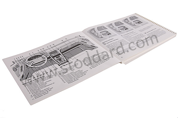 WKD92805090 - USER AND TECHNICAL MANUAL FOR YOUR VEHICLE IN SPANISH 928 S4 1990 for Porsche 
