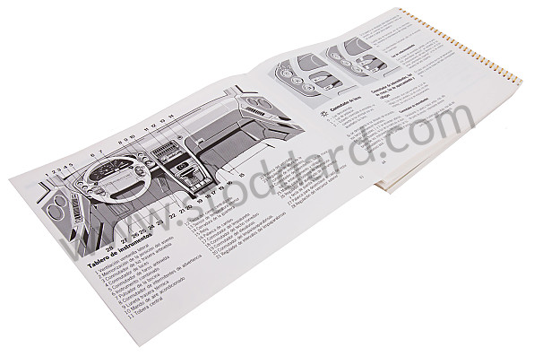 WKD92805094 - USER AND TECHNICAL MANUAL FOR YOUR VEHICLE IN SPANISH 928 1994 for Porsche 