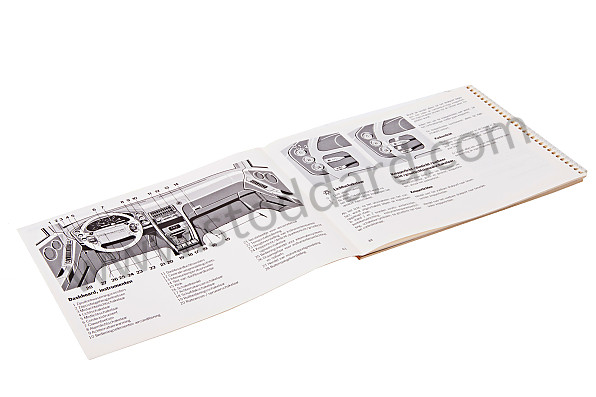 WKD92809193 - USER AND TECHNICAL MANUAL FOR YOUR VEHICLE IN DUTCH 928 GTS 1993 for Porsche 