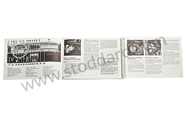 WKD94403086 - USER AND TECHNICAL MANUAL FOR YOUR VEHICLE IN FRENCH 944 TURBO 1986 for Porsche 