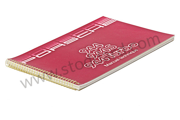 WKD94403088 - USER AND TECHNICAL MANUAL FOR YOUR VEHICLE IN FRENCH 944 TURBO 1988 for Porsche 