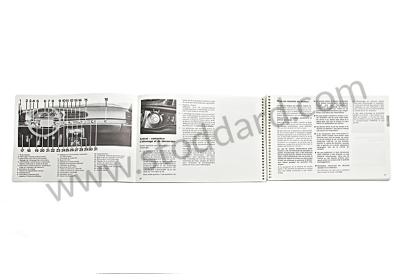WKD94403088 - USER AND TECHNICAL MANUAL FOR YOUR VEHICLE IN FRENCH 944 TURBO 1988 for Porsche 