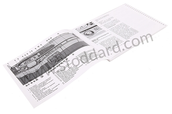 WKD94403090 - USER AND TECHNICAL MANUAL FOR YOUR VEHICLE IN FRENCH 944 S2 1990 for Porsche 