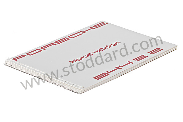 WKD94403091 - USER AND TECHNICAL MANUAL FOR YOUR VEHICLE IN FRENCH 944 1991 for Porsche 