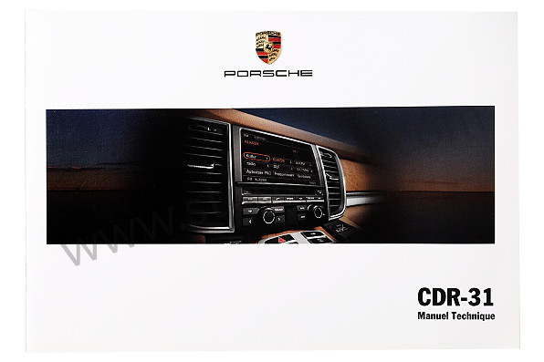 WKD95103010 - OPERATING INSTRUCTION for Porsche 