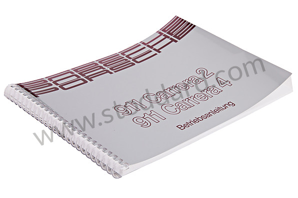 WKD96401090 - USER AND TECHNICAL MANUAL FOR YOUR VEHICLE IN GERMAN 911 CARRERA 2 / 4 1990 for Porsche 
