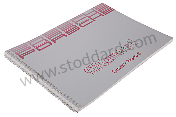 WKD96402089 - USER AND TECHNICAL MANUAL FOR YOUR VEHICLE IN ENGLISH 964 1989 for Porsche 