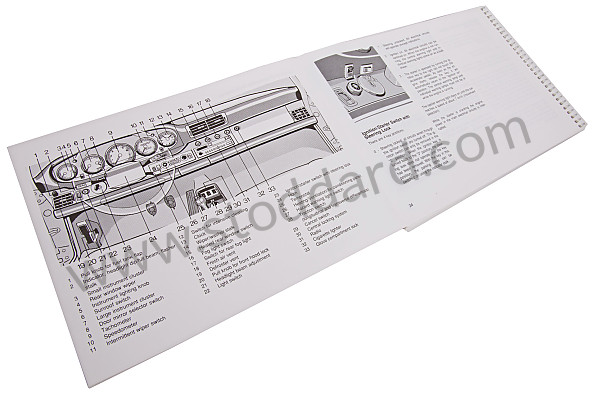 WKD96402089 - USER AND TECHNICAL MANUAL FOR YOUR VEHICLE IN ENGLISH 964 1989 for Porsche 