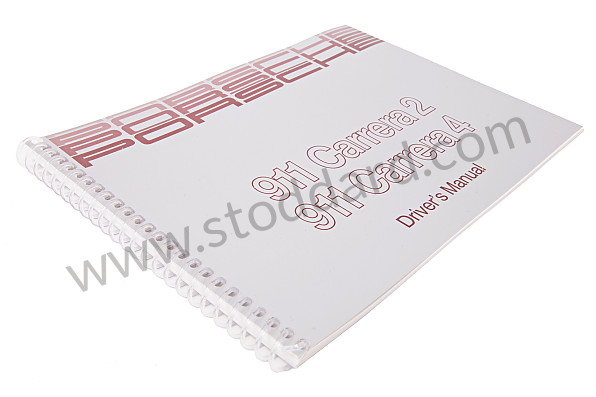 WKD96402090 - USER AND TECHNICAL MANUAL FOR YOUR VEHICLE IN ENGLISH 911 CARRERA 2 / 4 1990 for Porsche 