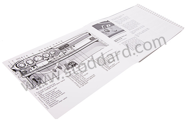 WKD96402090 - USER AND TECHNICAL MANUAL FOR YOUR VEHICLE IN ENGLISH 911 CARRERA 2 / 4 1990 for Porsche 