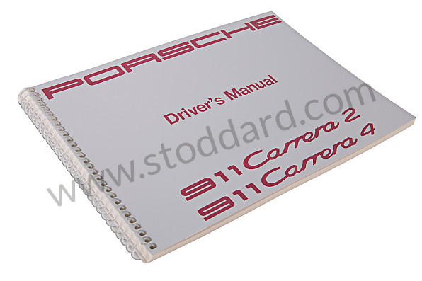 WKD96402091 - USER AND TECHNICAL MANUAL FOR YOUR VEHICLE IN ENGLISH 911 1991 for Porsche 