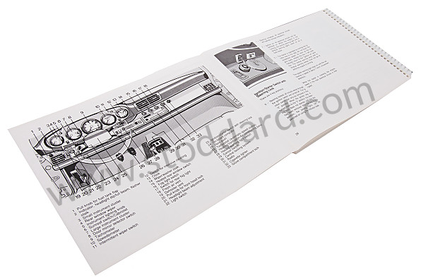 WKD96402091 - USER AND TECHNICAL MANUAL FOR YOUR VEHICLE IN ENGLISH 911 1991 for Porsche 