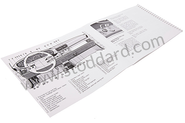 WKD96402092 - USER AND TECHNICAL MANUAL FOR YOUR VEHICLE IN ENGLISH 911 CARRERA 1992 for Porsche 