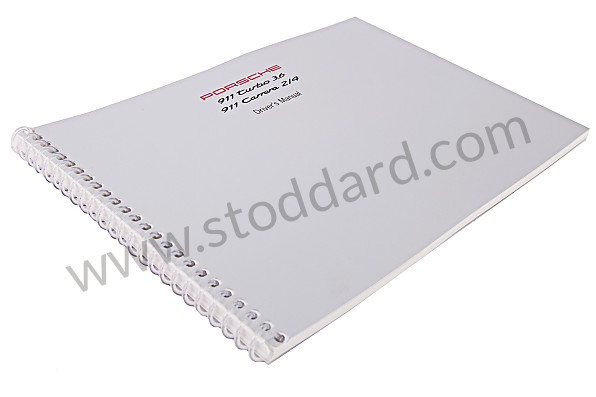 WKD96402093 - USER AND TECHNICAL MANUAL FOR YOUR VEHICLE IN ENGLISH 911 1993 for Porsche 