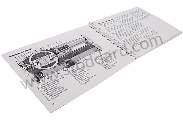 WKD96402093 - USER AND TECHNICAL MANUAL FOR YOUR VEHICLE IN ENGLISH 911 1993 for Porsche 