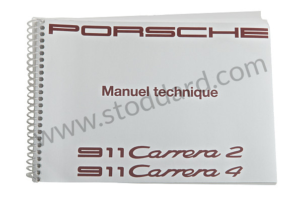 WKD96403091 - USER AND TECHNICAL MANUAL FOR YOUR VEHICLE IN FRENCH 911 1991 for Porsche 