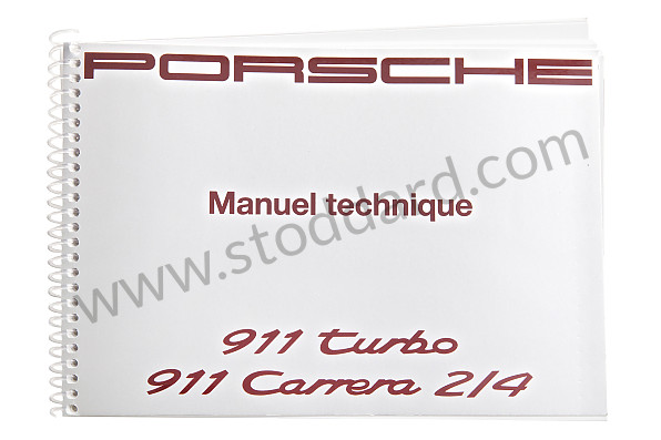 WKD96403092 - USER AND TECHNICAL MANUAL FOR YOUR VEHICLE IN FRENCH 911 CARRERA 1992 for Porsche 