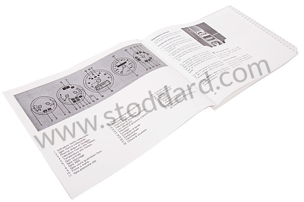 WKD96404092 - USER AND TECHNICAL MANUAL FOR YOUR VEHICLE IN ITALIAN 911 CARRERA 1992 for Porsche 