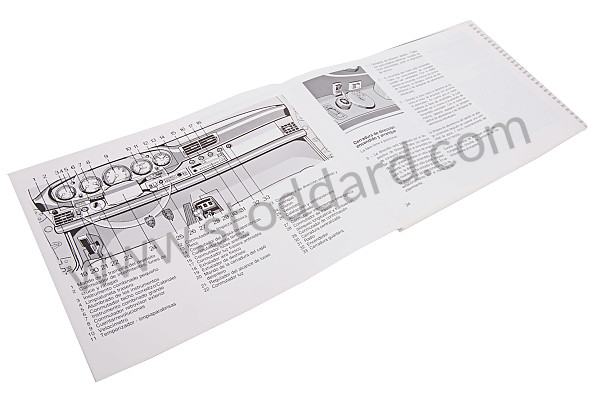WKD96405090 - USER AND TECHNICAL MANUAL FOR YOUR VEHICLE IN SPANISH 911 CARRERA 2 / 4 1990 for Porsche 