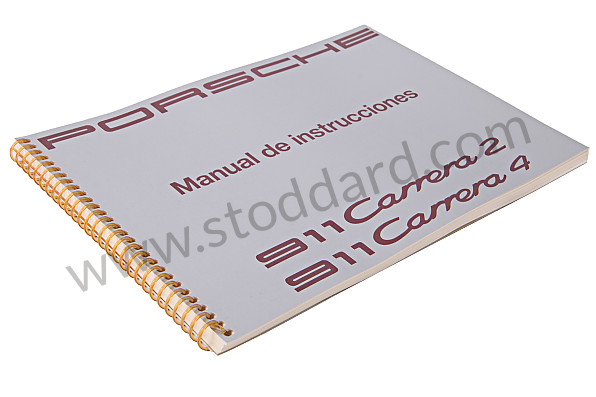 WKD96405091 - USER AND TECHNICAL MANUAL FOR YOUR VEHICLE IN SPANISH 911 1991 for Porsche 