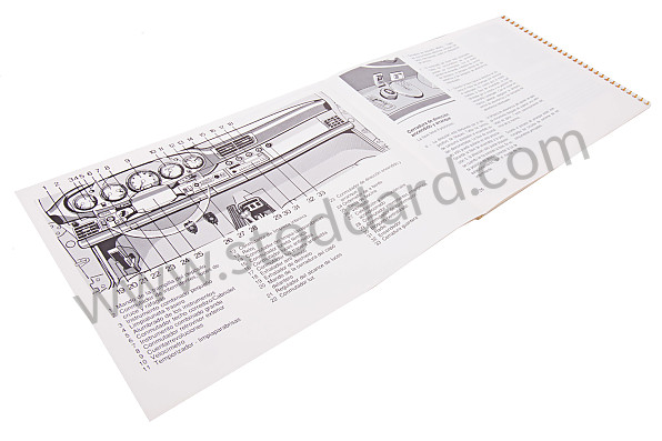 WKD96405091 - USER AND TECHNICAL MANUAL FOR YOUR VEHICLE IN SPANISH 911 1991 for Porsche 