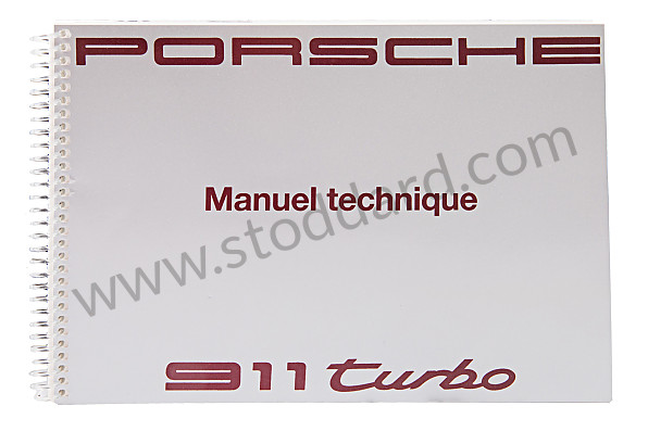 WKD96453091 - USER AND TECHNICAL MANUAL FOR YOUR VEHICLE IN FRENCH 911 TURBO 1991 for Porsche 
