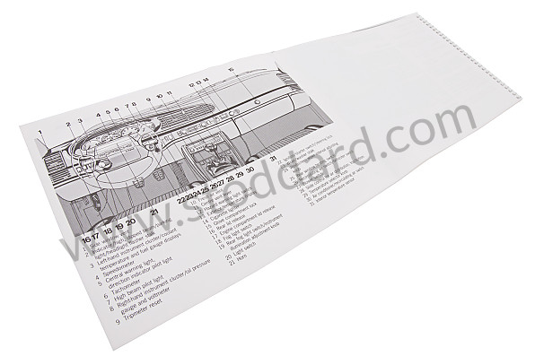 WKD96802093 - USER AND TECHNICAL MANUAL FOR YOUR VEHICLE IN ENGLISH 968 1993 for Porsche 