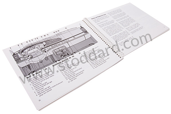WKD96802094 - USER AND TECHNICAL MANUAL FOR YOUR VEHICLE IN ENGLISH 968 1994 for Porsche 