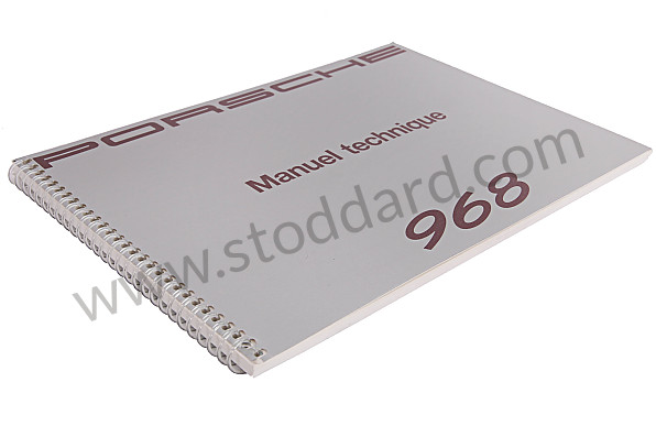WKD96803092 - USER AND TECHNICAL MANUAL FOR YOUR VEHICLE IN FRENCH 968 1992 for Porsche 