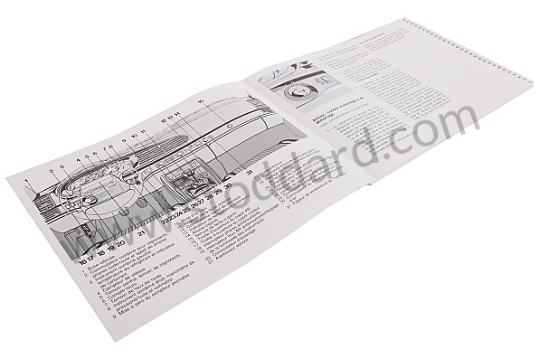 WKD96803092 - USER AND TECHNICAL MANUAL FOR YOUR VEHICLE IN FRENCH 968 1992 for Porsche 