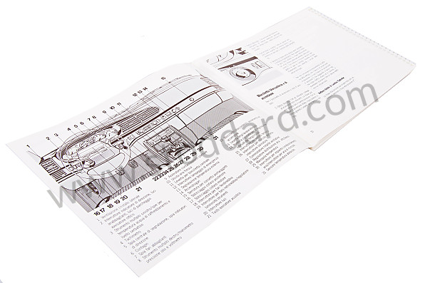 WKD96804093 - USER AND TECHNICAL MANUAL FOR YOUR VEHICLE IN ITALIAN 968 1993 for Porsche 